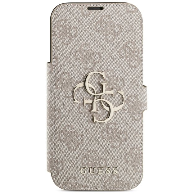 Guess Book 4G Metal Logo Case for iPhone 17 Pro - Pink 4