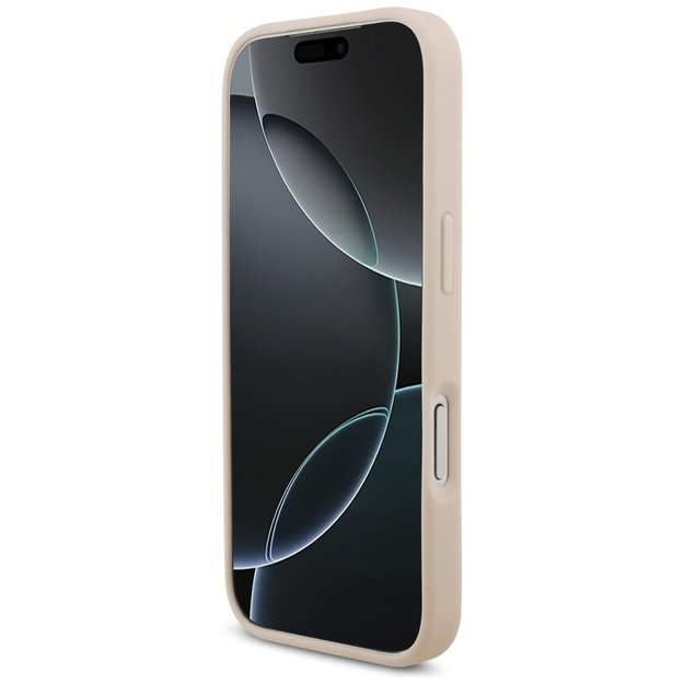 Guess Grained Big 4G &amp  Classic Logo iPhone 17 Pro Case - Pink 4