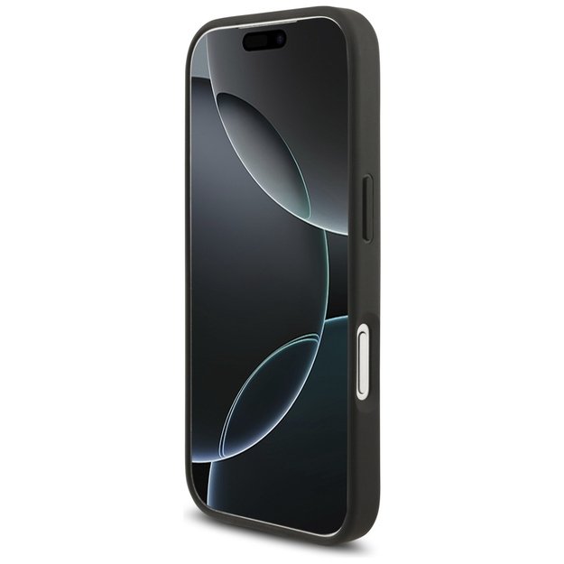 Mercedes Leather Large Laurel Leave MagSafe Case for iPhone 17 Pro - Black 7