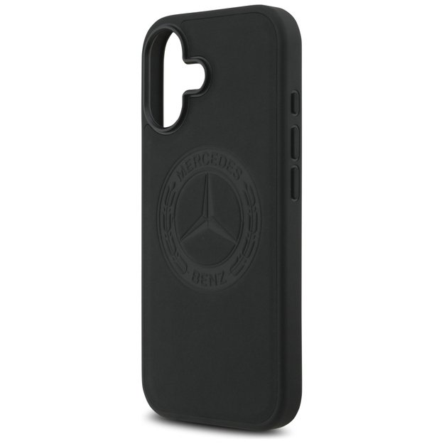 Mercedes Leather Vintage Logo MagSafe Case for iPhone 17 - Black 5