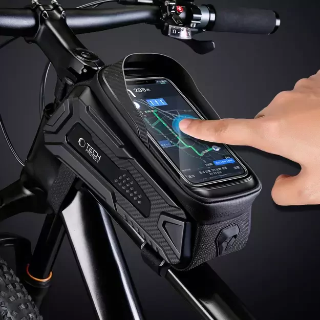 Tech-Protect V2 Bike Bag with Phone Space 1.2l - Black 6
