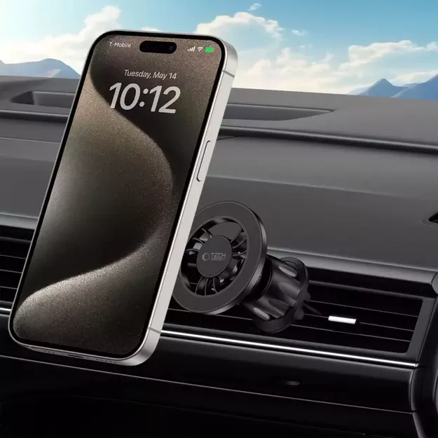 Tech-Protect N56 Magnetic Car Phone Holder with MagSafe for Air Vent - Black 6