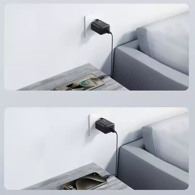 Joyroom JR-TCF23 USB-C 25W SFC / PPS / PD network charger - black 23