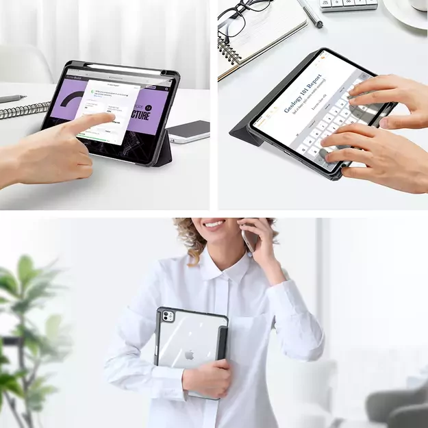 Dux Ducis Toby case with flap and stand for iPad Pro 11&quot  2024 - black 20