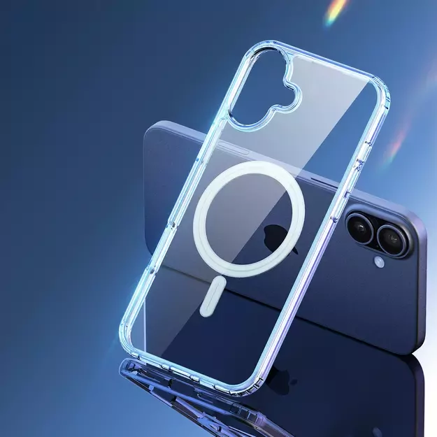 Dux Ducis Clin Mag case with MagSafe for iPhone 16 - transparent 10
