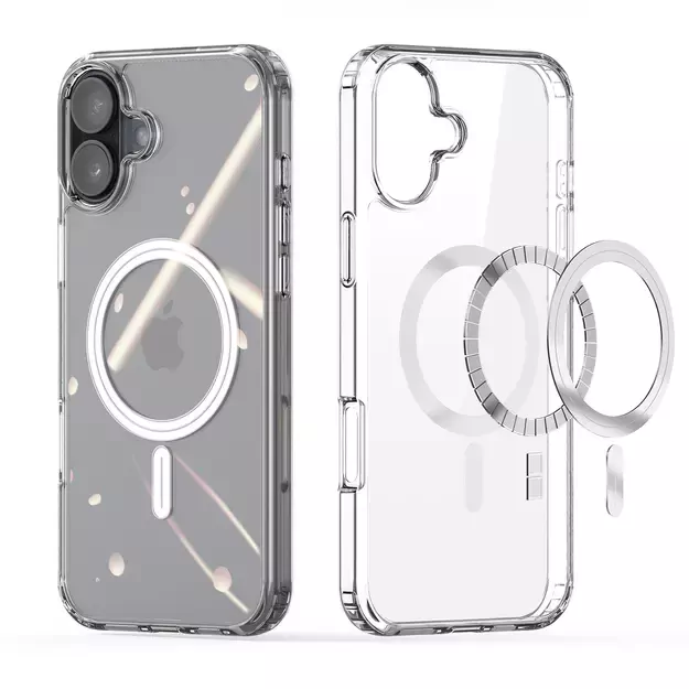 Dux Ducis Clin Mag case with MagSafe for iPhone 16 - transparent 2