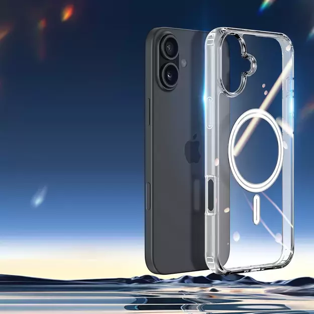 Dux Ducis Clin Mag case with MagSafe for iPhone 16 - transparent 4
