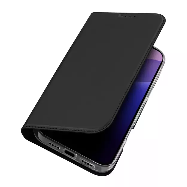Dux Ducis Skin Pro iPhone 16 Pro Case with Flip and Card Slot - Black 17