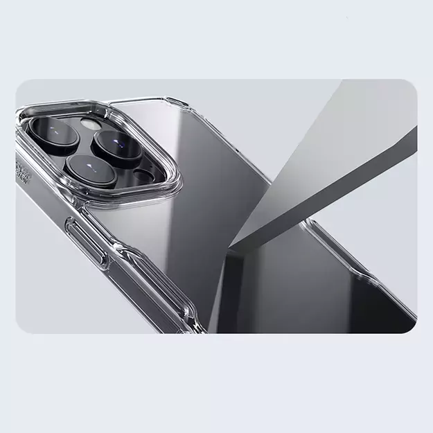 Nillkin Nature Pro Case for iPhone 16 Pro - transparent and white 9