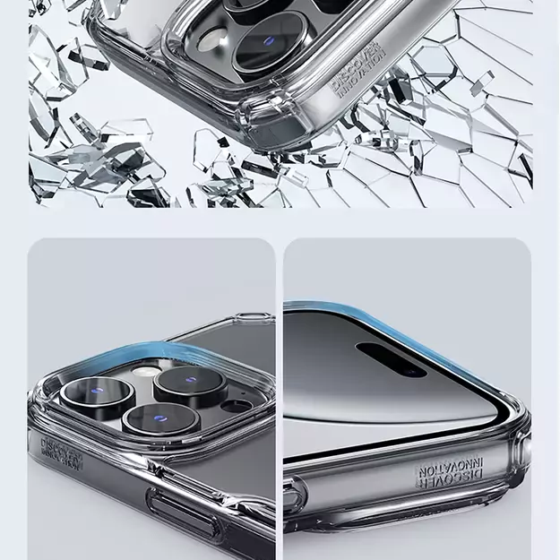 Nillkin Nature Pro Case for iPhone 16 Pro - transparent and white 10