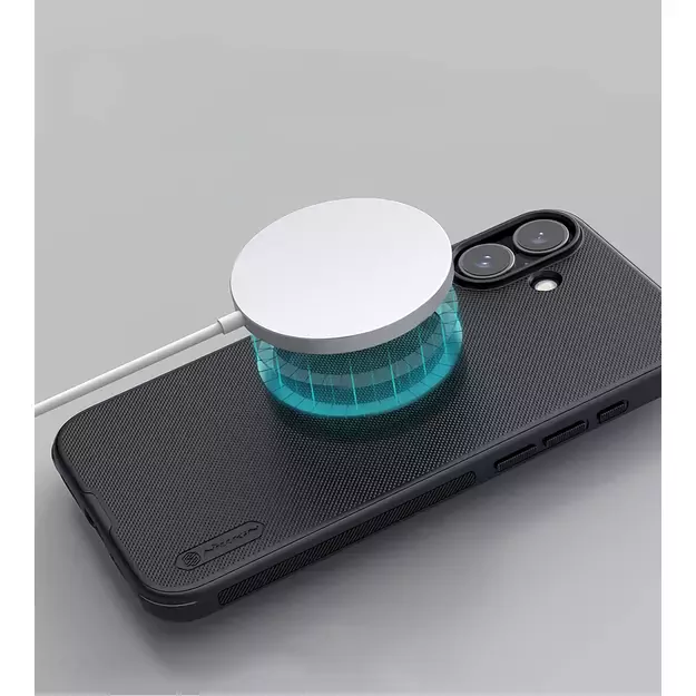 Nillkin Super Frosted Shield Pro Magnetic Case for iPhone 16 - black 34