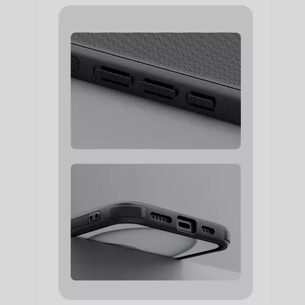 Nillkin Super Frosted Shield Pro Magnetic Case for iPhone 16 - black 32