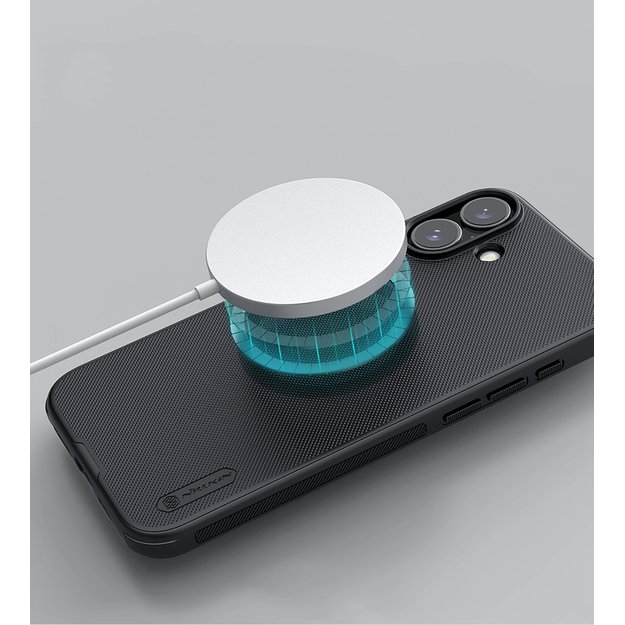 Nillkin Super Frosted Shield Pro Magnetic Case for iPhone 16 - black 37
