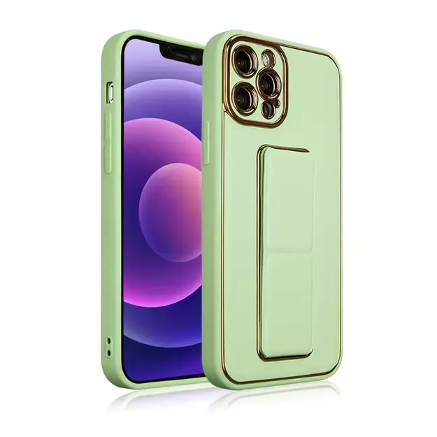 New Kickstand Case for iPhone 13 Pro with stand green 18