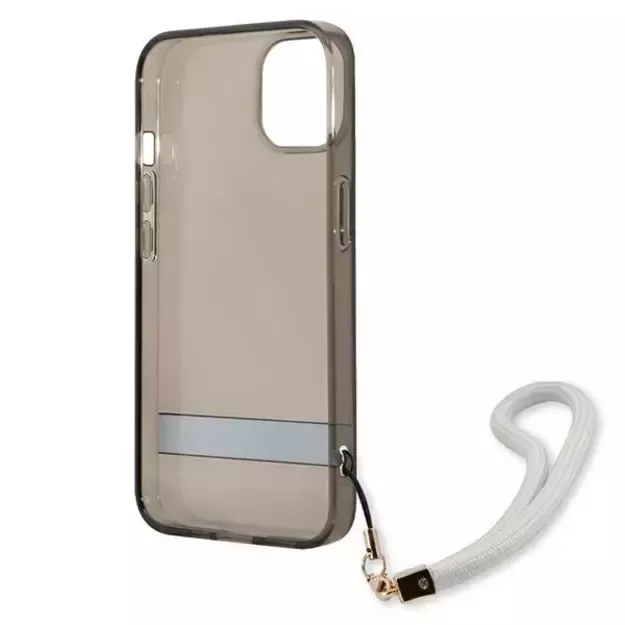 Guess GUHCP13SHTSGSK iPhone 13 mini 5.4&quot  black/black hardcase Translucent Stap 6