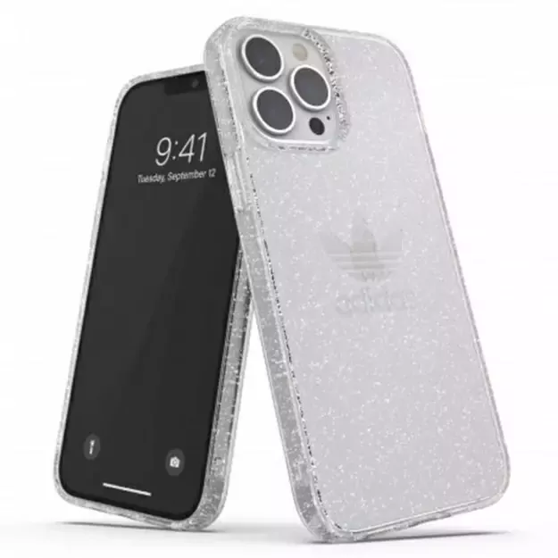 Adidas OR Protective iPhone 13 Pro Max 6,7  Clear Case Gliter transparent 47148