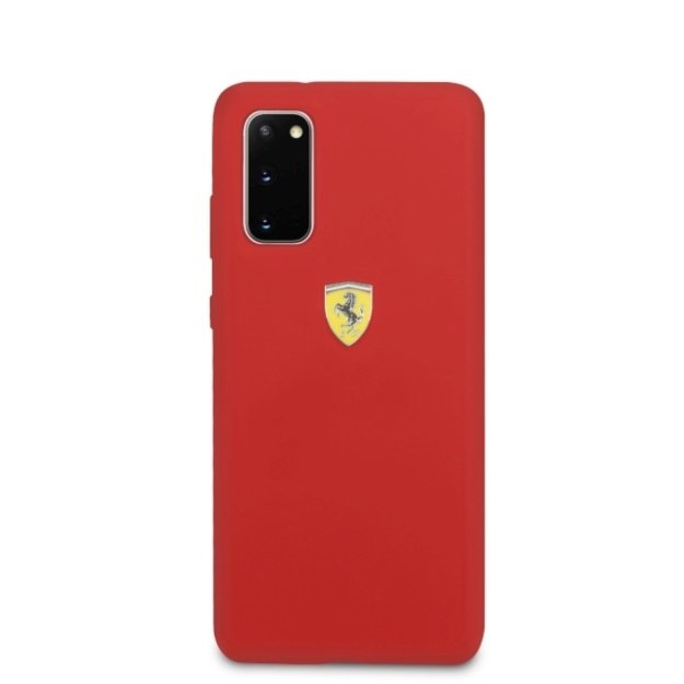 Ferrari Silicone Case for Samsung Galaxy S20 - Red 2