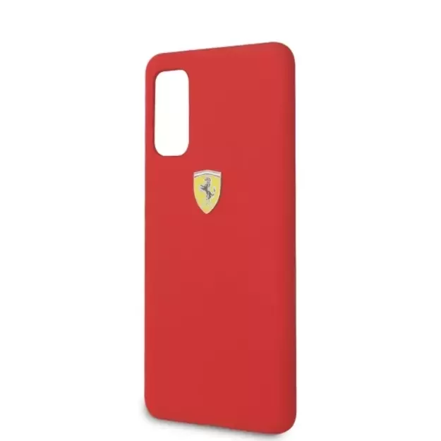 Ferrari Silicone Case for Samsung Galaxy S20 - Red 10