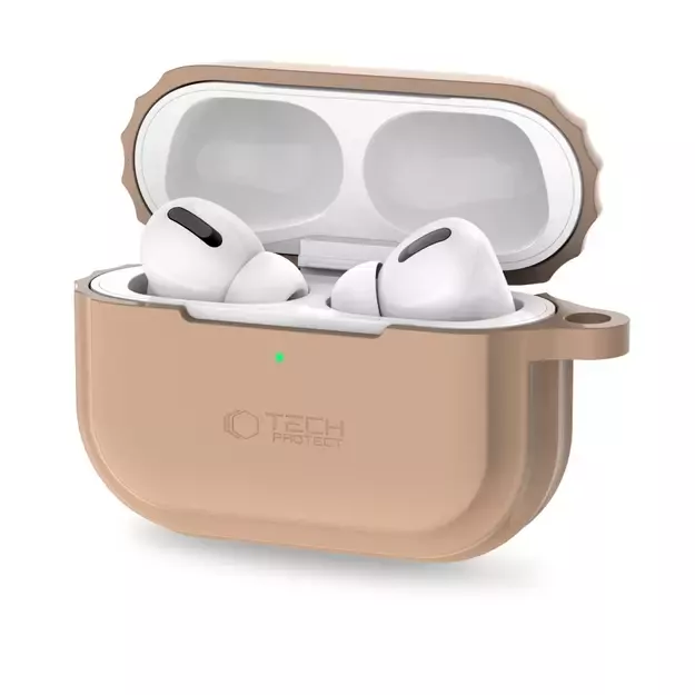 Tech-Protect Silicone Rope Case for Apple AirPods Pro 1/2 - Light Brown 8