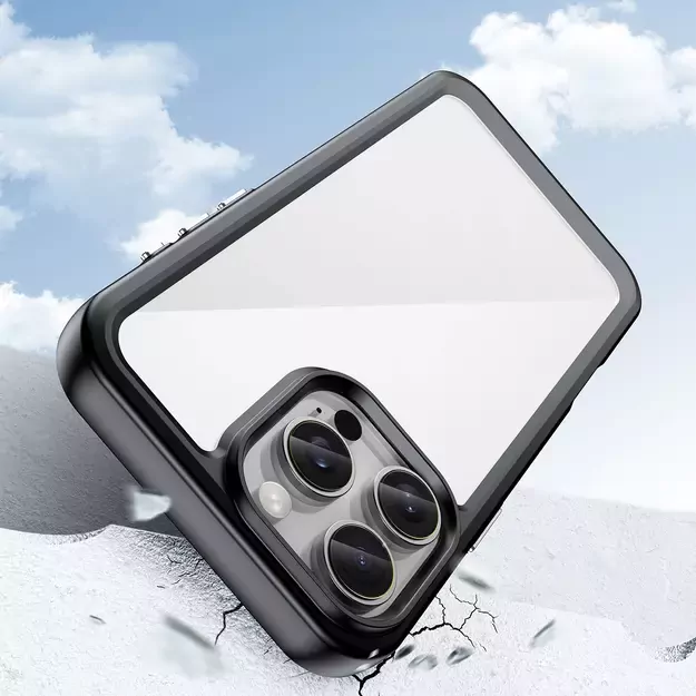 Outer Space Case with Gel Frame for iPhone 16 Pro Max - Black 9