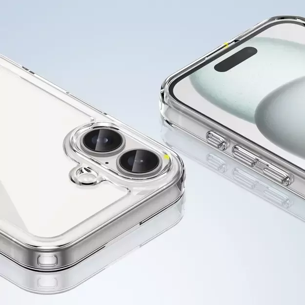 Outer Space Case with Gel Frame for iPhone 16 Plus - Clear 5