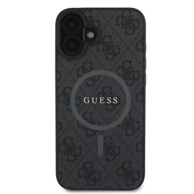 Guess 4G Ring Classic Logo MagSafe case for iPhone 16 Plus - black 2