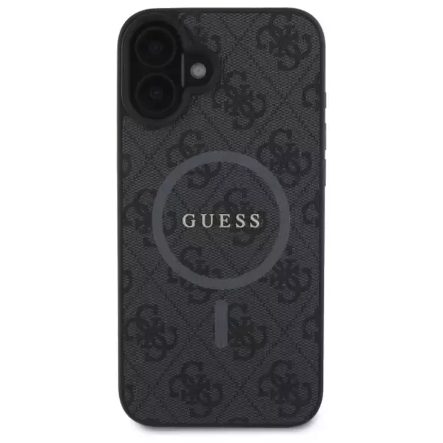 Guess 4G Ring Classic Logo MagSafe case for iPhone 16 - black 2