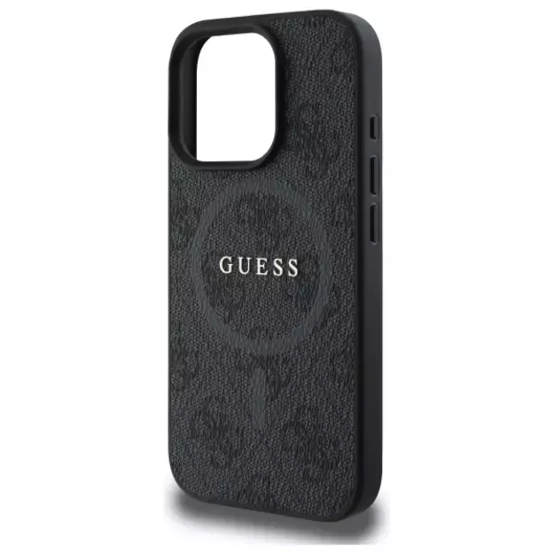 Guess 4G Ring Classic Logo MagSafe case for iPhone 16 Pro Max - black 12