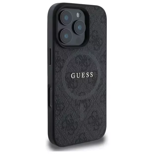 Guess 4G Ring Classic Logo MagSafe case for iPhone 16 Pro Max - black 10