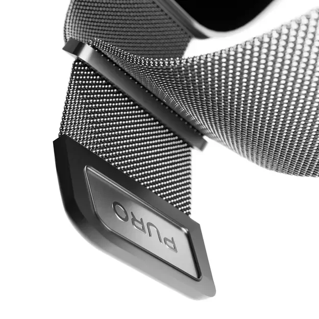 Puro Milanese Stainless Steel Apple Watch Band 38/40/41mm - Silver 7