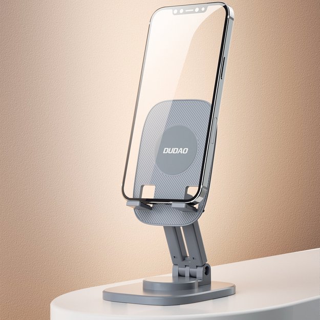 Dudao desk telescopic stand foldable stand for phone tablet gray (F5XS) 4