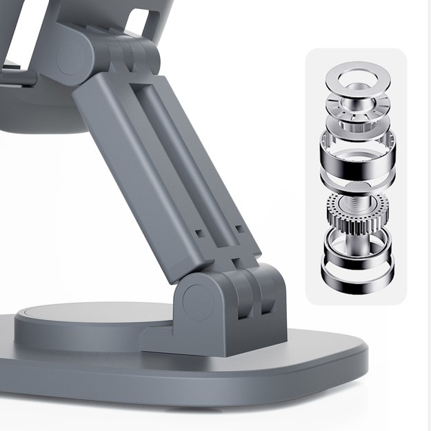 Dudao desk telescopic stand foldable stand for phone tablet gray (F5XS) 5