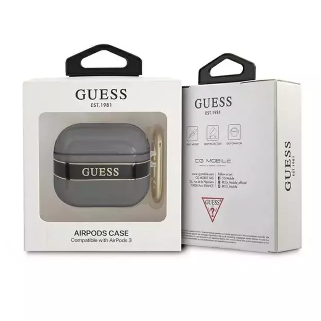 Guess GUA3HHTSK AirPods 3 cover black/black Strap Collection 2