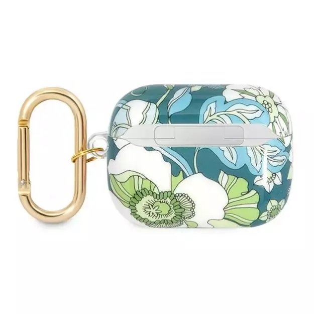 Guess GUAPHHFLN AirPods Pro cover green/green Flower Strap Collection 1