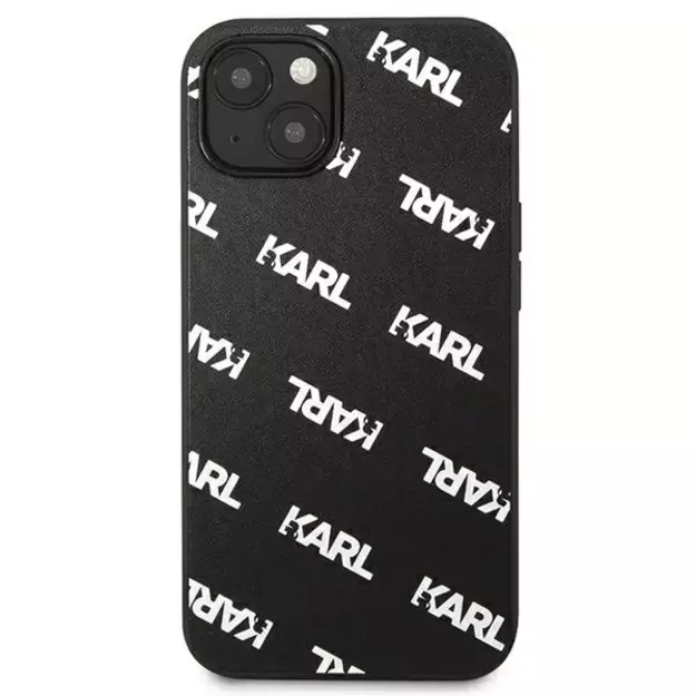 Karl Lagerfeld KLHCP13SPULMBK3 iPhone 13 mini 5,4  hardcase czarny/black Allover 2