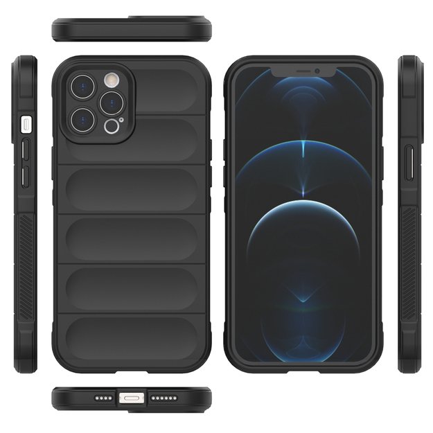Magic Shield Case case for iPhone 12 Pro Max flexible armored dark blue cover 5