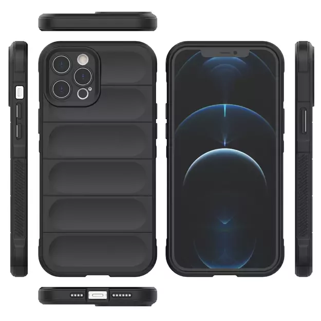 Magic Shield Case case for iPhone 12 Pro Max flexible armored dark blue cover 34