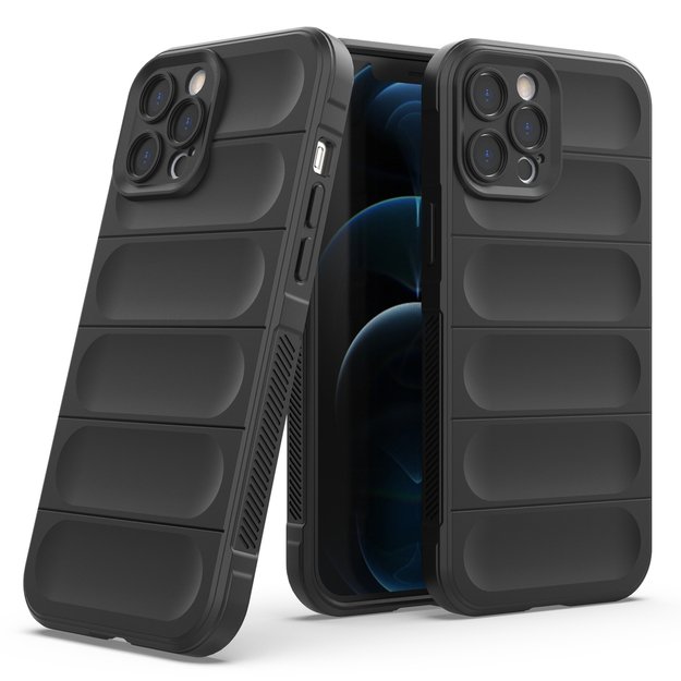 Magic Shield Case case for iPhone 12 Pro Max flexible armored dark blue cover 3