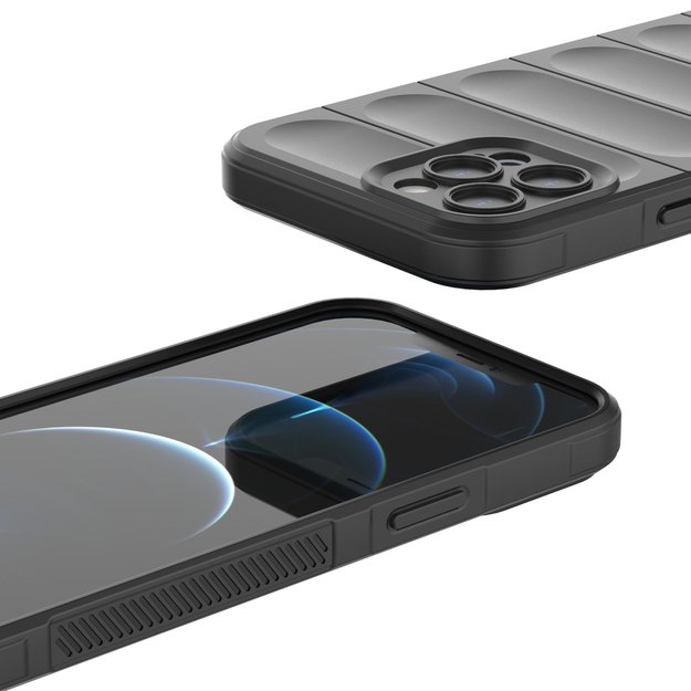 Magic Shield Case case for iPhone 12 Pro Max flexible armored dark blue cover 8