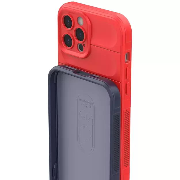 Magic Shield Case case for iPhone 12 Pro Max flexible armored dark blue cover 46