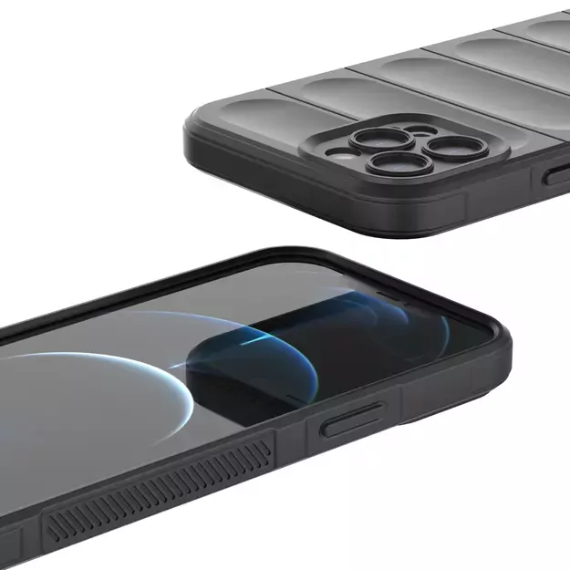 Magic Shield Case case for iPhone 12 Pro Max flexible armored dark blue cover 37