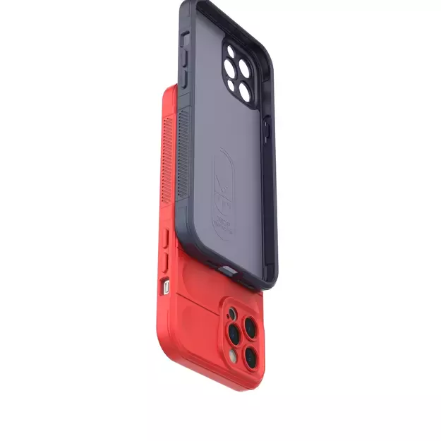 Magic Shield Case case for iPhone 12 Pro Max flexible armored dark blue cover 43