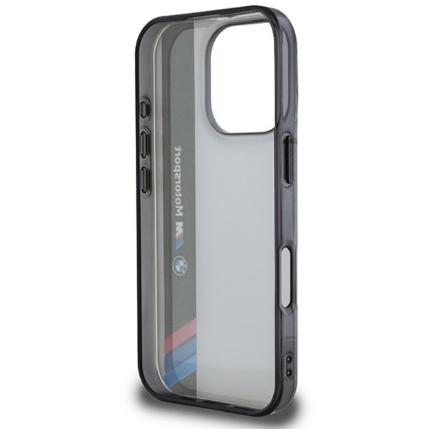 BMW Motosport IML Vertical Stripe iPhone 16 Pro Max Case - Gray 6