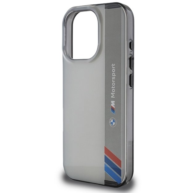 BMW Motosport IML Vertical Stripe iPhone 16 Pro Max Case - Gray 5