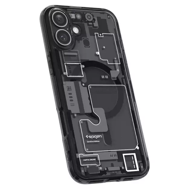 Spigen Ultra Hybrid MagSafe Zero One for iPhone 16 - Dark Gray 16