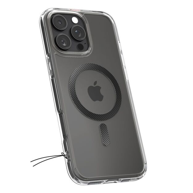 Spigen Ultra Hybrid Mag Case with MagSafe Carbon Fiber for iPhone 16 Pro Max - Dark Gray 2