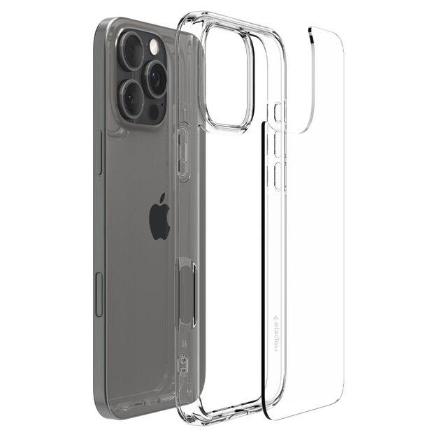 Spigen Ultra Hybrid Case for iPhone 16 Pro Max - Clear 6