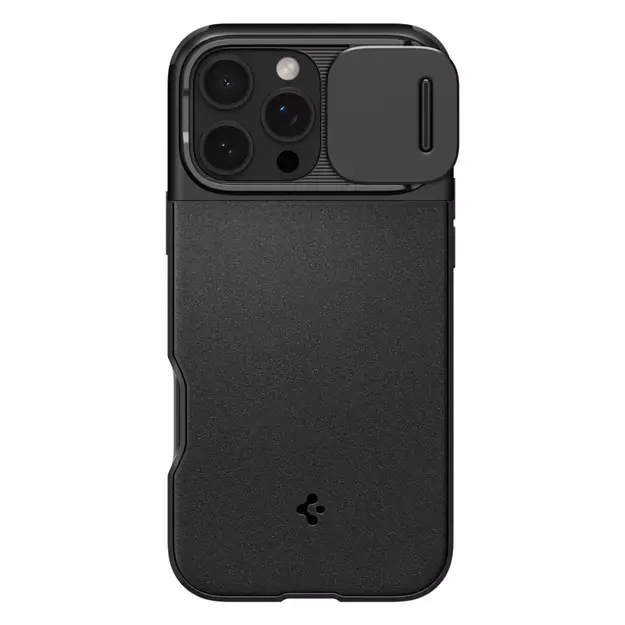 Spigen Optik Armor Mag Case with MagSafe for iPhone 16 Pro Max - Black 2