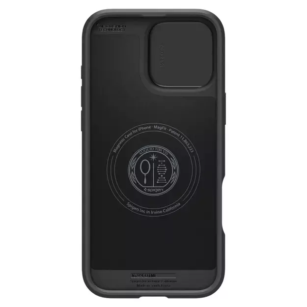 Spigen Optik Armor Mag Case with MagSafe for iPhone 16 Pro Max - Black 4