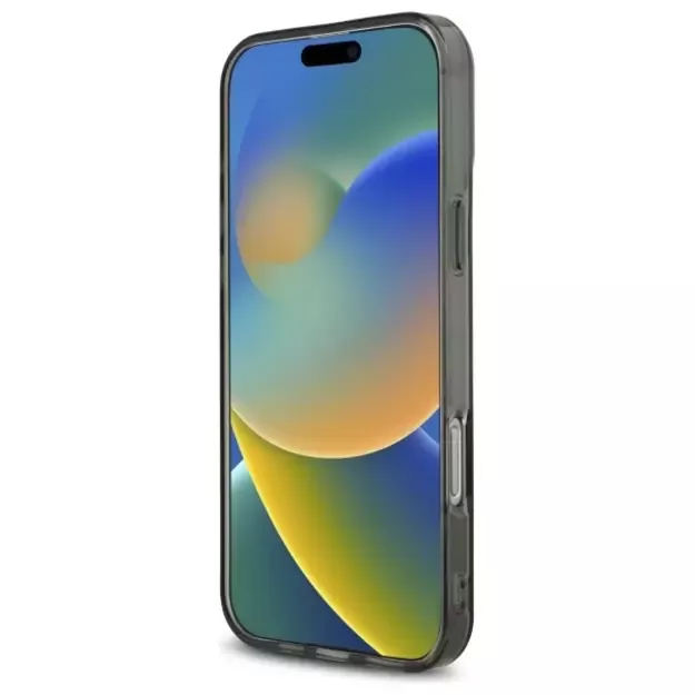 Guess IML Rhinestones MagSafe Case for iPhone 16 Pro Max - Black 11